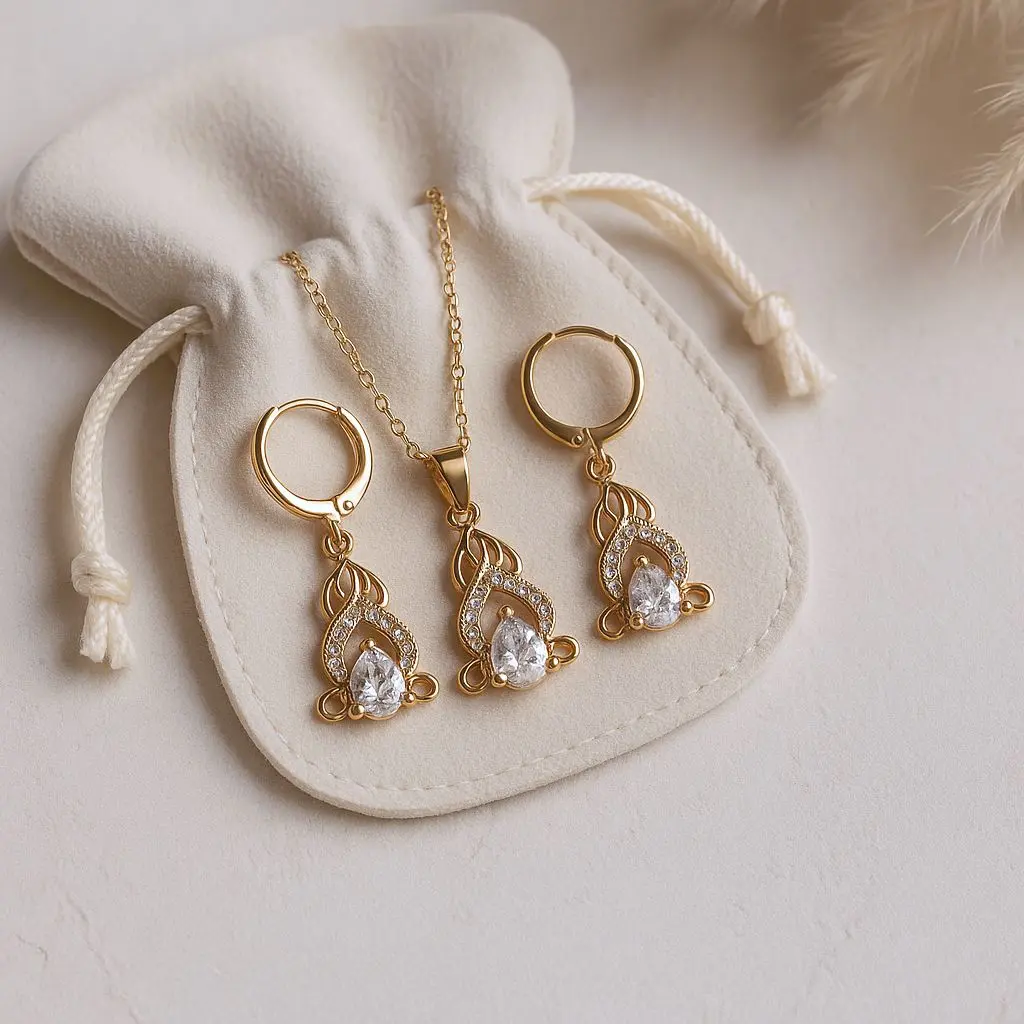 GOLD PEAR DROP